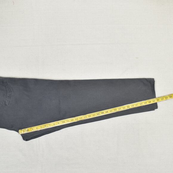 Calvin Klein Men's Skinny Jeans Zip Solid 100% Cotton Gray Size 40x32 Vintage - Picture 5 of 8